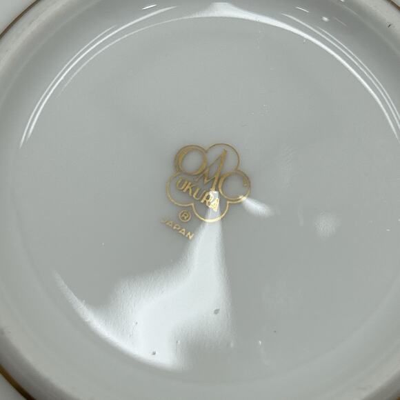 Vintage Okura Art Blue Rose Soup Cereal Bowl Fine Japanese Porcelain China 6” - Picture 6 of 7